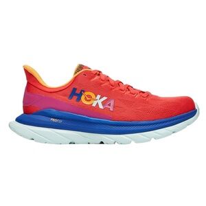 HOKA ONE ONE Mach 4 Shoes Women’s Size 9.5B Running Training Sneakers Red Fiesta